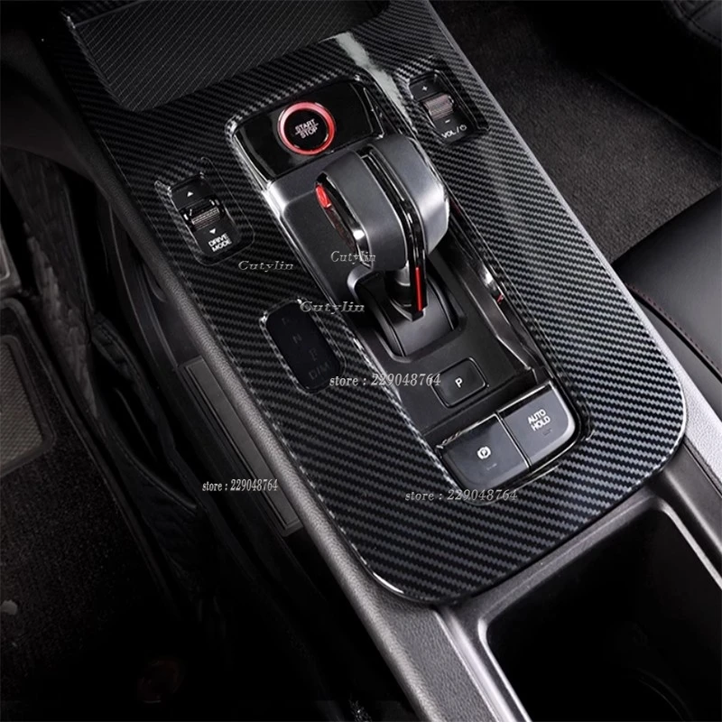 For Trumpchi GAC Empow 2022 2023 2024 ABS Carbon Fiber Color Car Gear Shift Panel Cover Sticker Trim Sticker Accessories