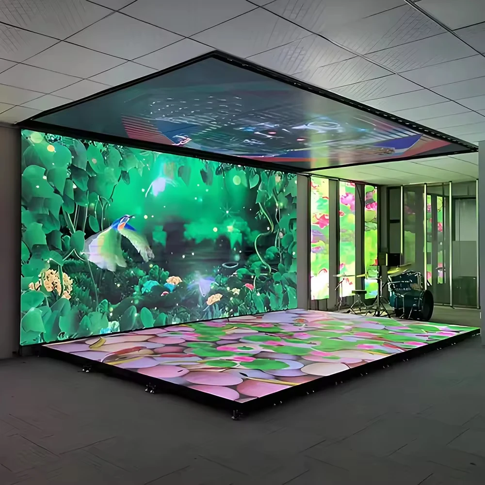 Layar LED Luar Ruangan Full Color Refresh Rate Tinggi Kecerahan Tinggi Kabinet Portabel Panggung Konser Iklan Sewa Layar LED