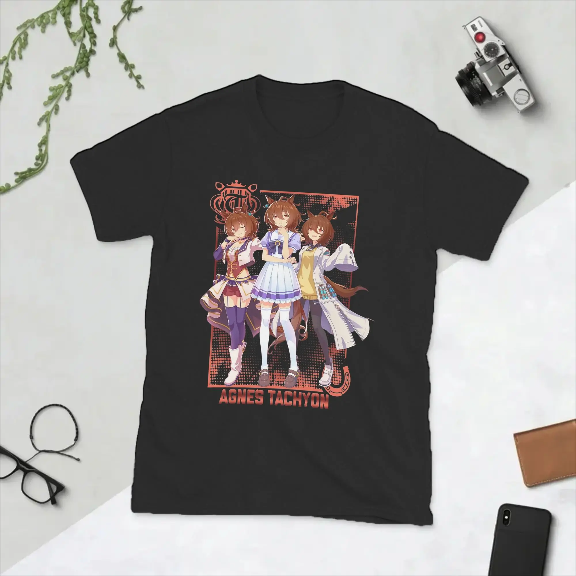 Men's Agnes Tachyon Uma Musume Anime T Shirt  Cotton Tops Cool Short Sleeve O Neck Tee Shirt Plus Size T-Shirts