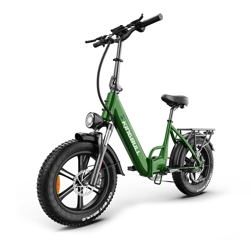 Kingbull Literide 2.0 elektrische fiets 500W 48V 13.5Ah 20*4.0" geïntegreerd wiel opklapbare e-bike met instapframe hydraulische rem 80N.M 7-versnellingen 45km/u