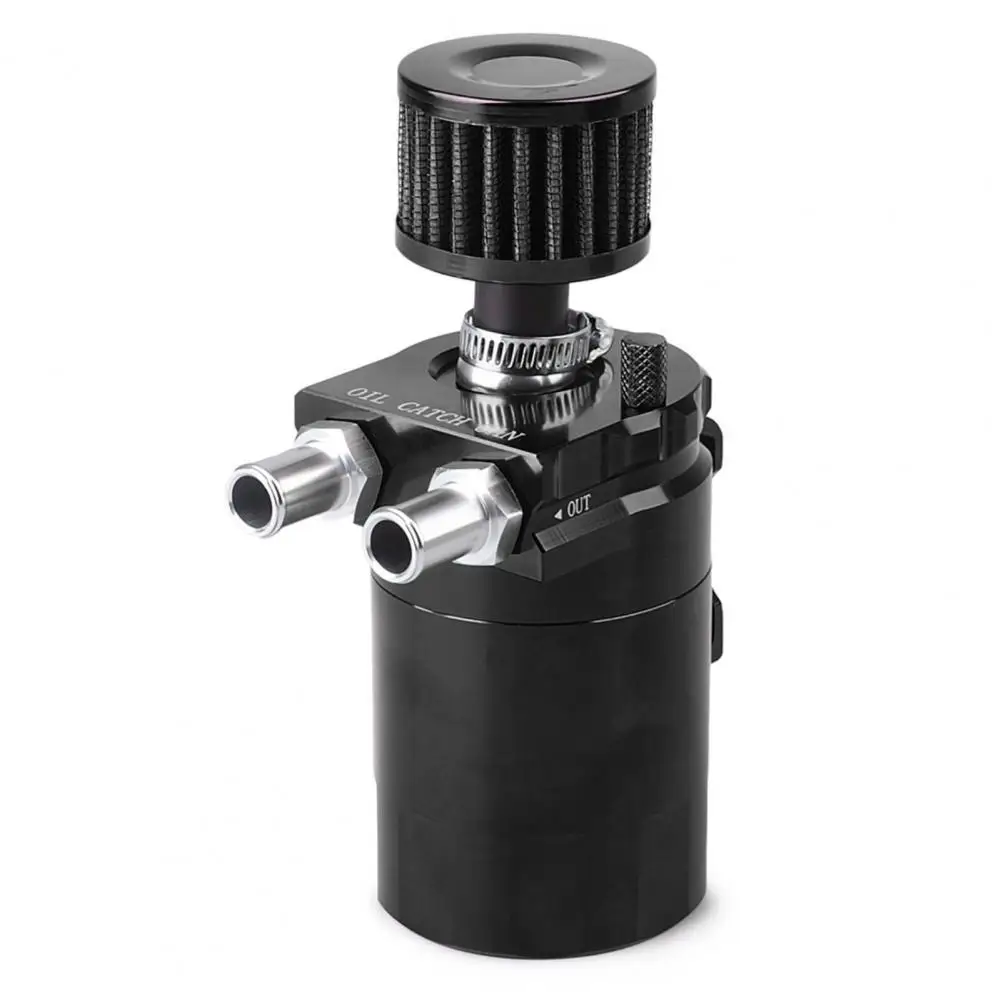 اكسسوارات السيارات علبة التقاط الزيت عالية الأداء تصفية أفضل خزان خزان سبائك الألومنيوم بلون واحد للسيارة #5