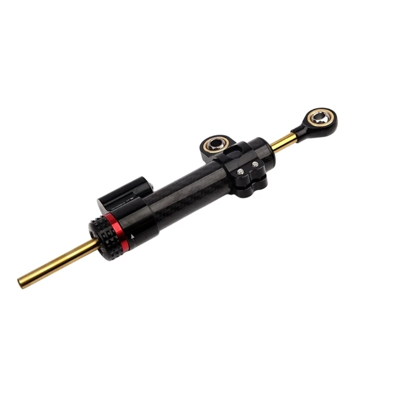 M76E Motorrad-Lenkungsdämpferstabilisator mit Ösenanschlüssen, einstellbarem Widerstand und kurzem 252-mm-Körper für die Straße – Detail 1
