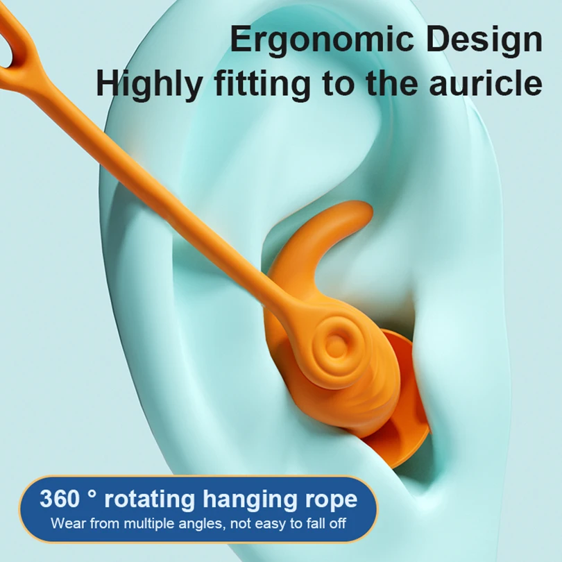 1 пара беруш для сна Tapones Oido Dormir с шумоподавлением, съемные водонепроницаемые беруши для плавания Oreilles