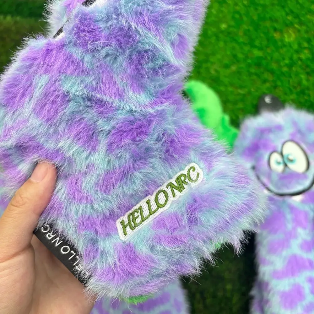 

Golf Wood Cover Cartoon Pattern Golf Accessories Golf Club Protective Cover Purple Driver Fairway Hybrid Cover Golf Course