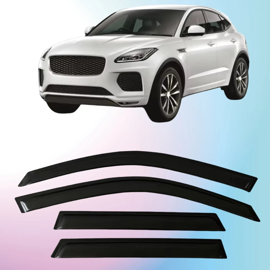 

Для Jaguar E-PACE 2017 2018 2019 2020 2021 2022, ветрозащитные дефлекторы, защита от дождя, дверной козырек, вентиляционные шторы, оконный козырек