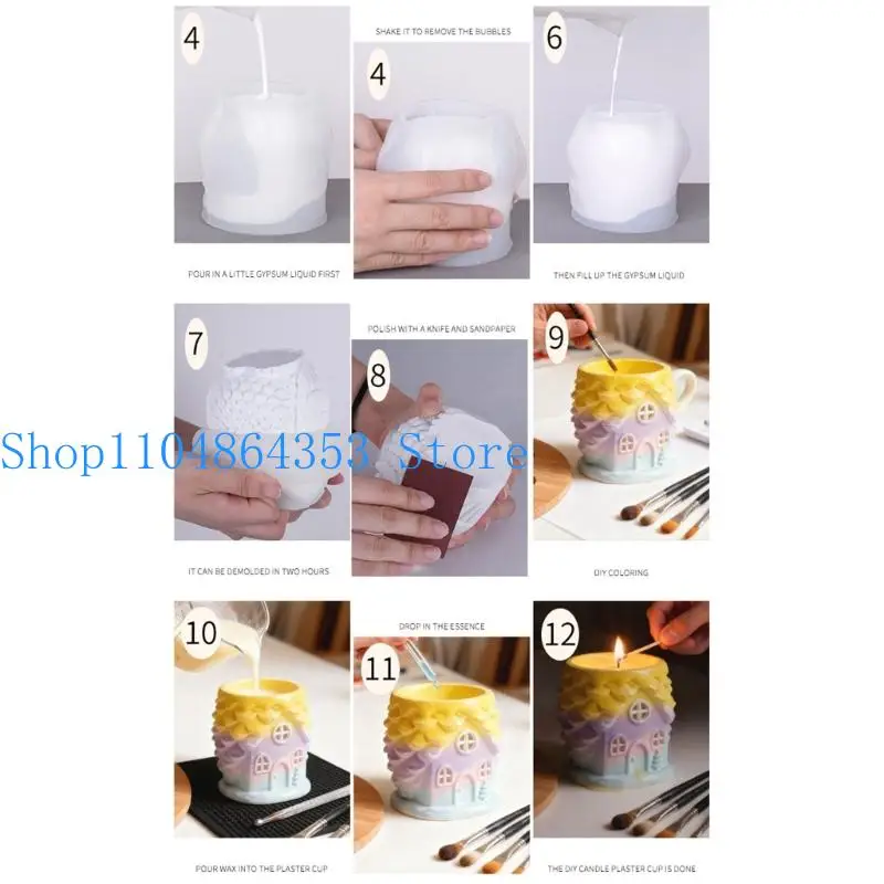 652F Handmade Silicone Pinecone Mold For Artistic Plant Pots And Decorative Containers