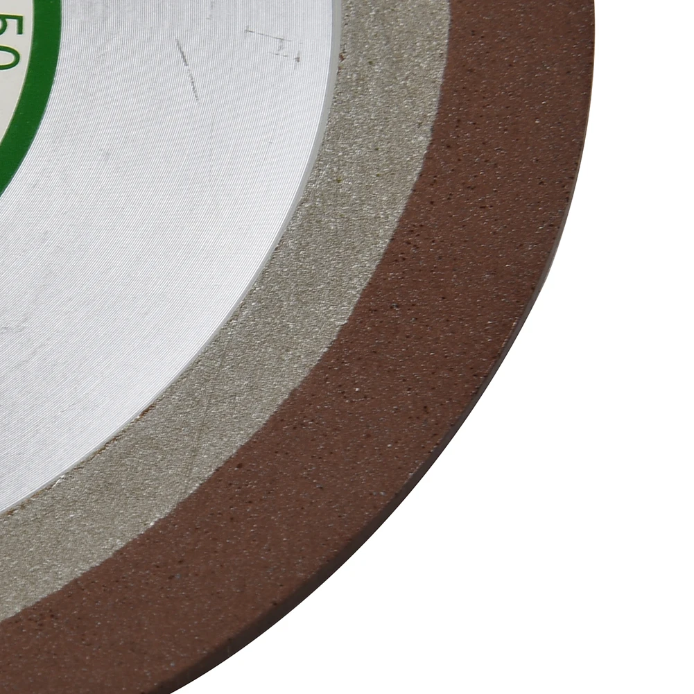 

Accessories Grinding wheel Sawtooth Alloy Hard Steel Polished Silver+Brown Single-sided 1-Tapered 125mm Useful