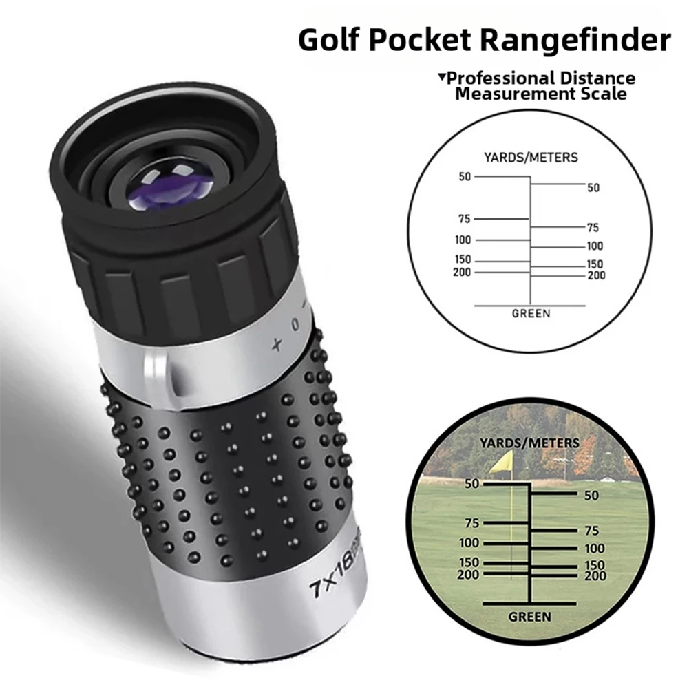 

Golf Mini Portable Rangefinder For Golfers & Outdoor Enthusiasts Handheld High Power Monocular Telescope Optical Glass+ABS