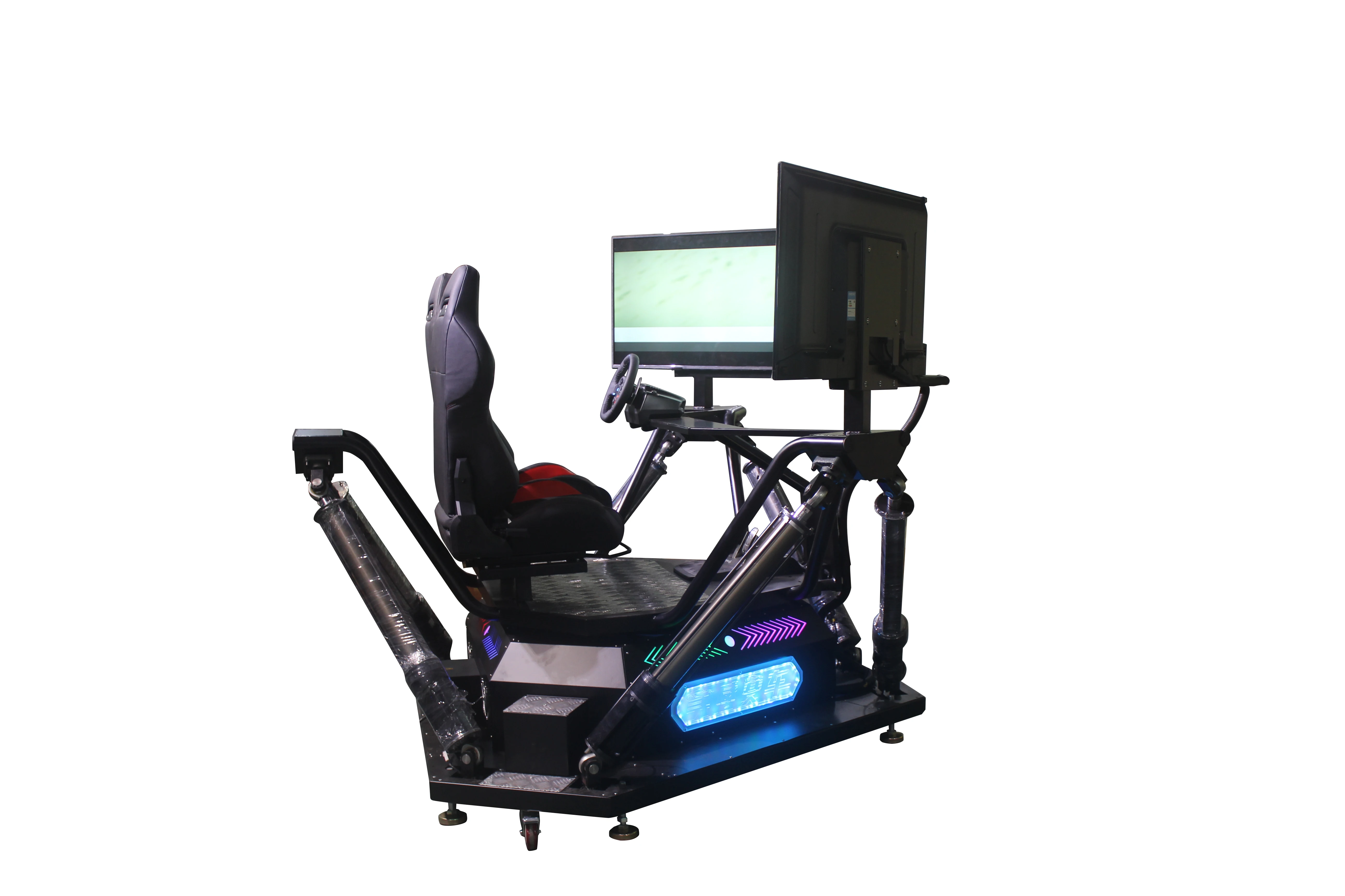 multi-screen dynamic driving car racing emulator game sports driving game console