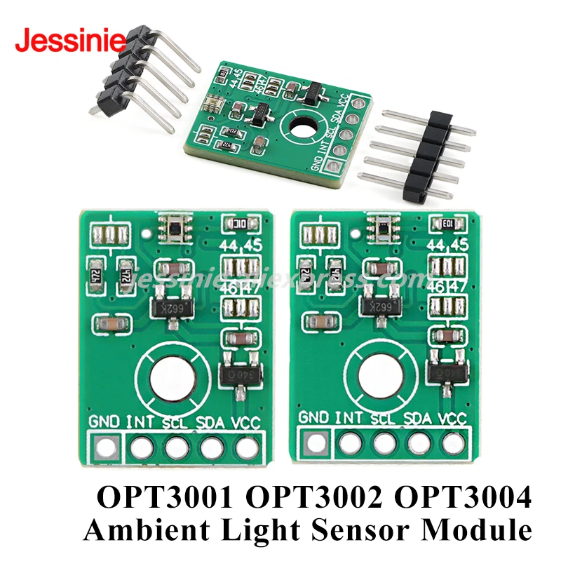 5pcs/1pc OPT3001 OPT3002 OPT3004 Ambient Light Digital Sensor Module Measures Visible Light Density and Light Intensity