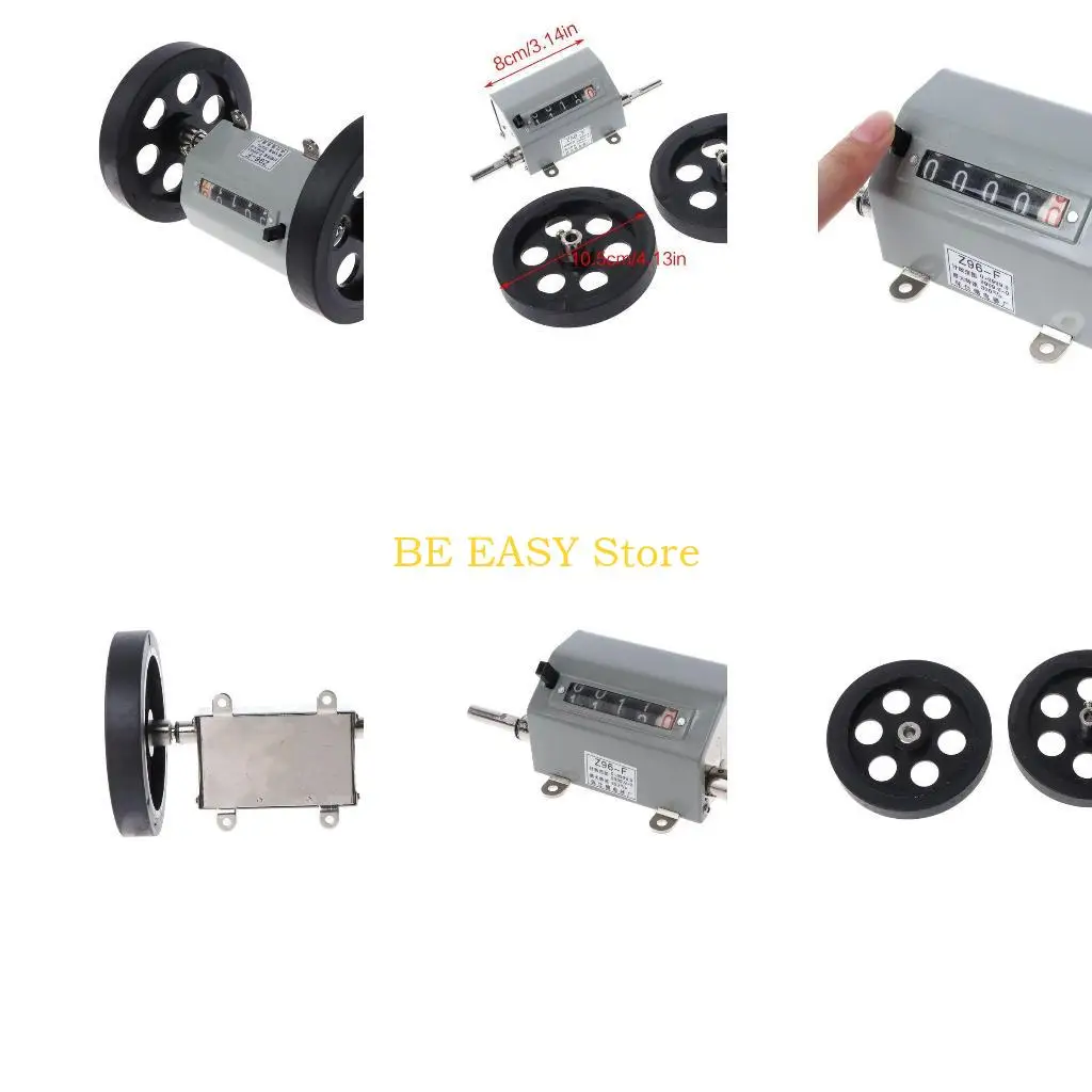 

E28F 5 Digits Z96-F Meter Counters for Record of of Weaving,Plastic Film,Leather Roller-Type Yard Counter 1-9999.9M
