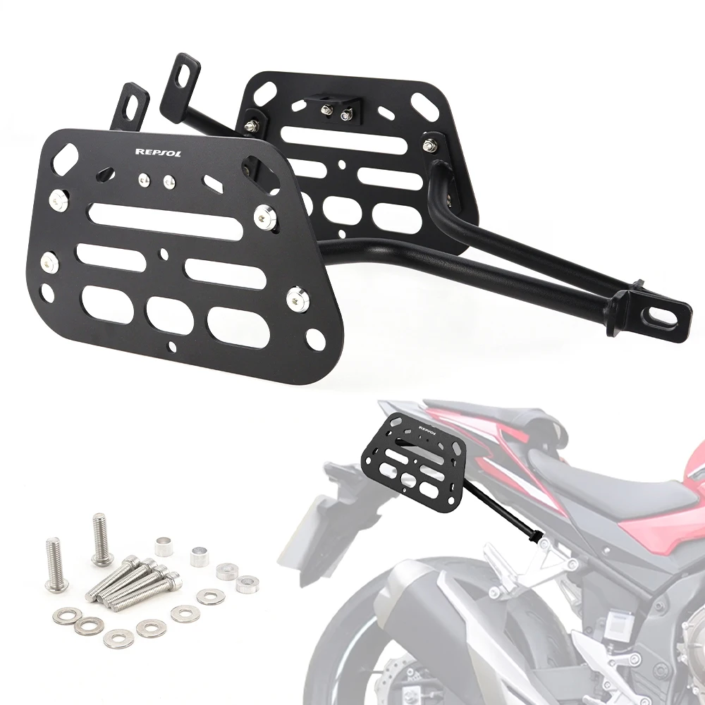 Motorcycle Saddlebag Support Bars For HONDA CB500F CBR500R 2019-2024 CB500 Hornet 2024-2025 Mounting Brackets Side Luggage Rack