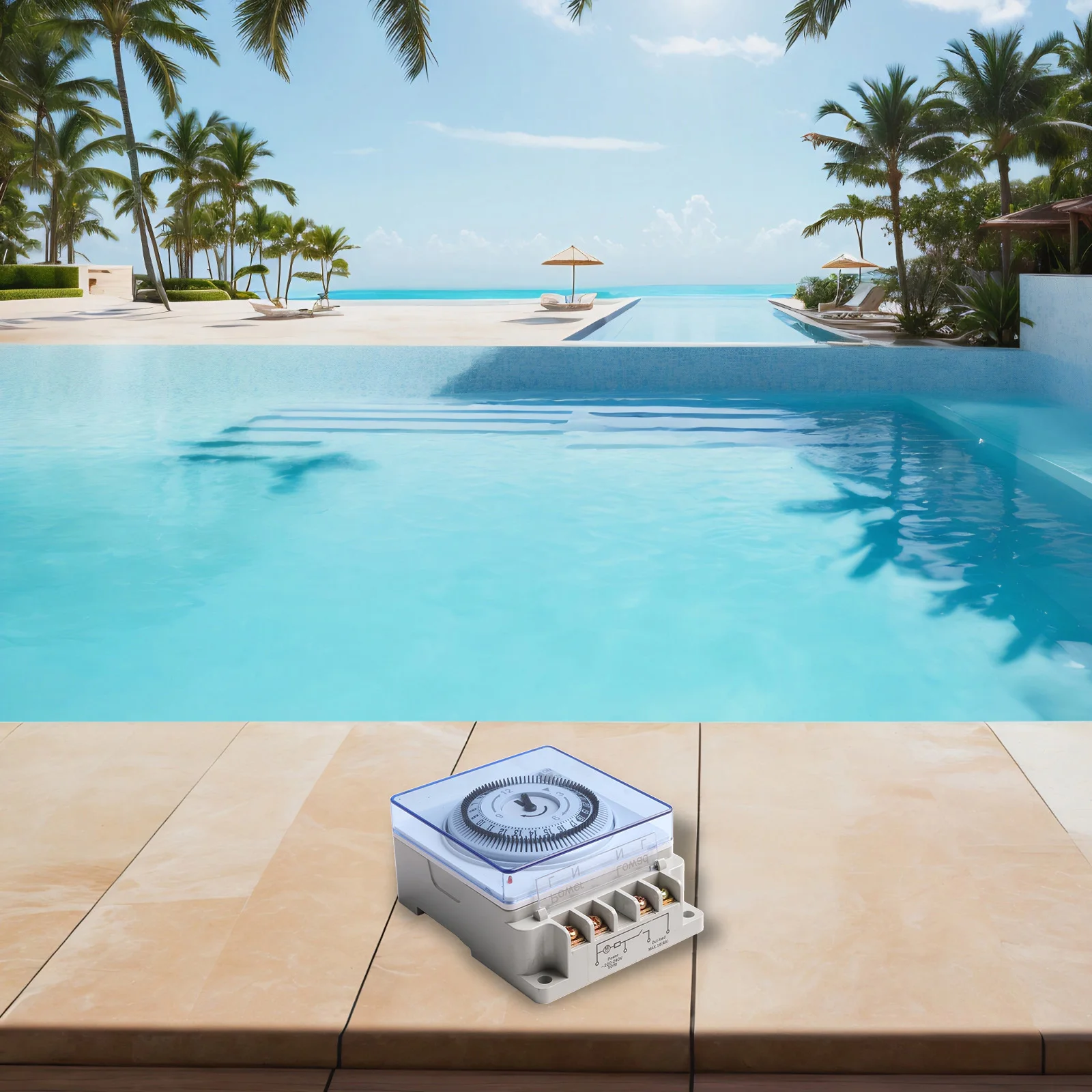 

AAAAAATH-195 MechanicalTimerMulti-function Intelligent Timer Water Pump Control Daily Cycle Charging Timer Replace Accessories