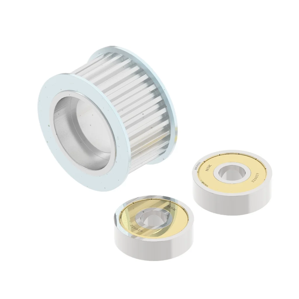 5M 12 15 16 Teeth belt tensioner adjustment guide wheel with bearing synchronous wheel idler width 11/16/21mm hole 3/4/5/6mm