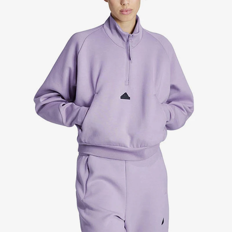 

Adidas Official Genuine New Women's Stand Collar Sportswear Hoodie IS3899