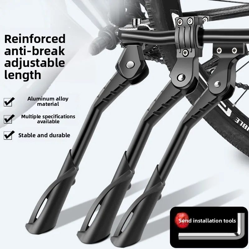 قضيب دعم الدراجة الجبلية، حامل إطار دراجة سميك ومقوى ومضاد للانزلاق لعشاق ركوب الدراجات الجبلية