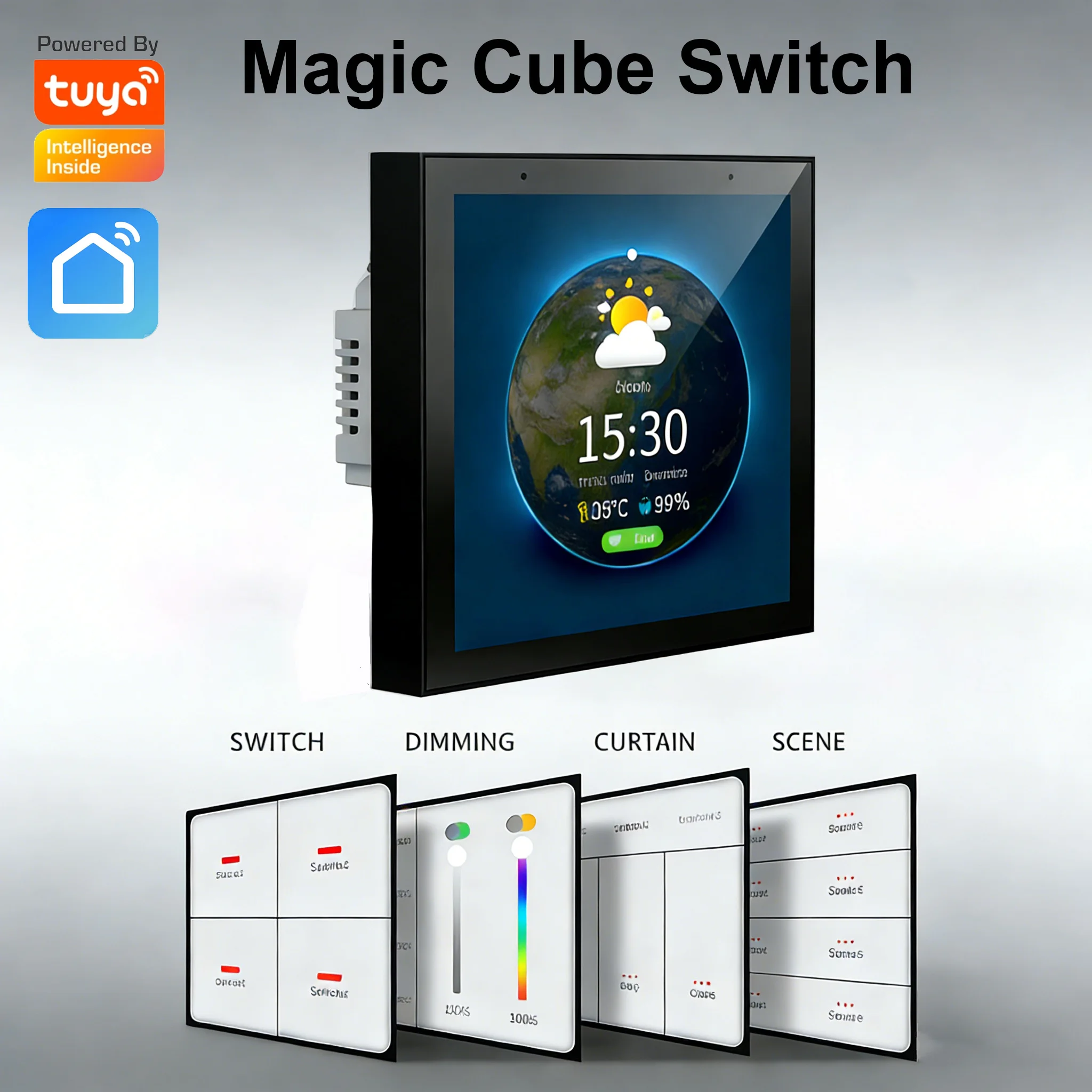 smart-life-zigbee-multi-function-switch-4-way-relay-compatible-centralized-dimming-mode-curtain-control-scene-control