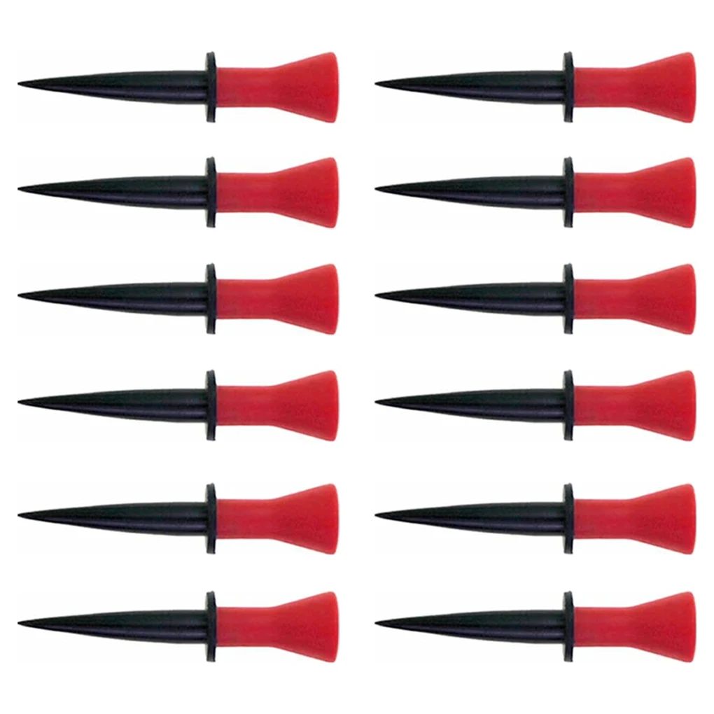 

Pack of 12 Golf Tee Plastic Ball Stand Outdoor Indoor Practice Beginners