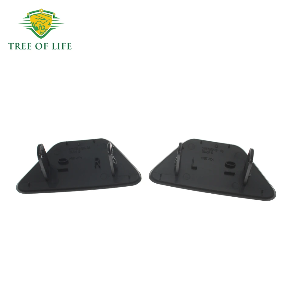 Unpainted Car Front Headlight Washer Cover Headlamp Spray Nozzle Jet Cap For BMW 528i 535i 550i Activehybrid 5 F10 F18 2011-2013