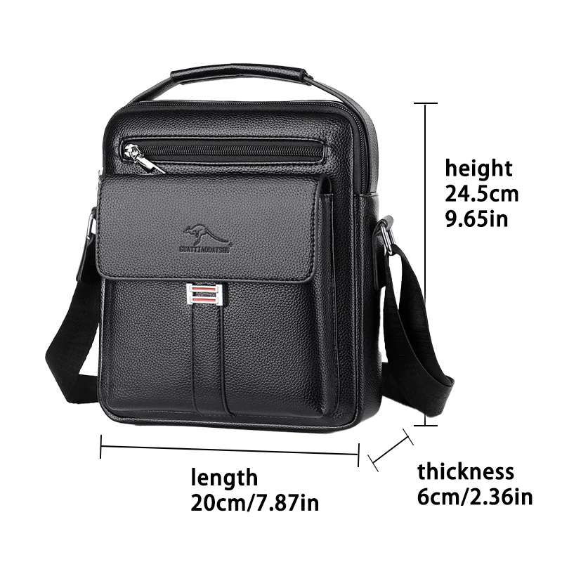 Men's Leather Crossbody Bag Mu - Leather Work Bag Mens ulasan dan harga