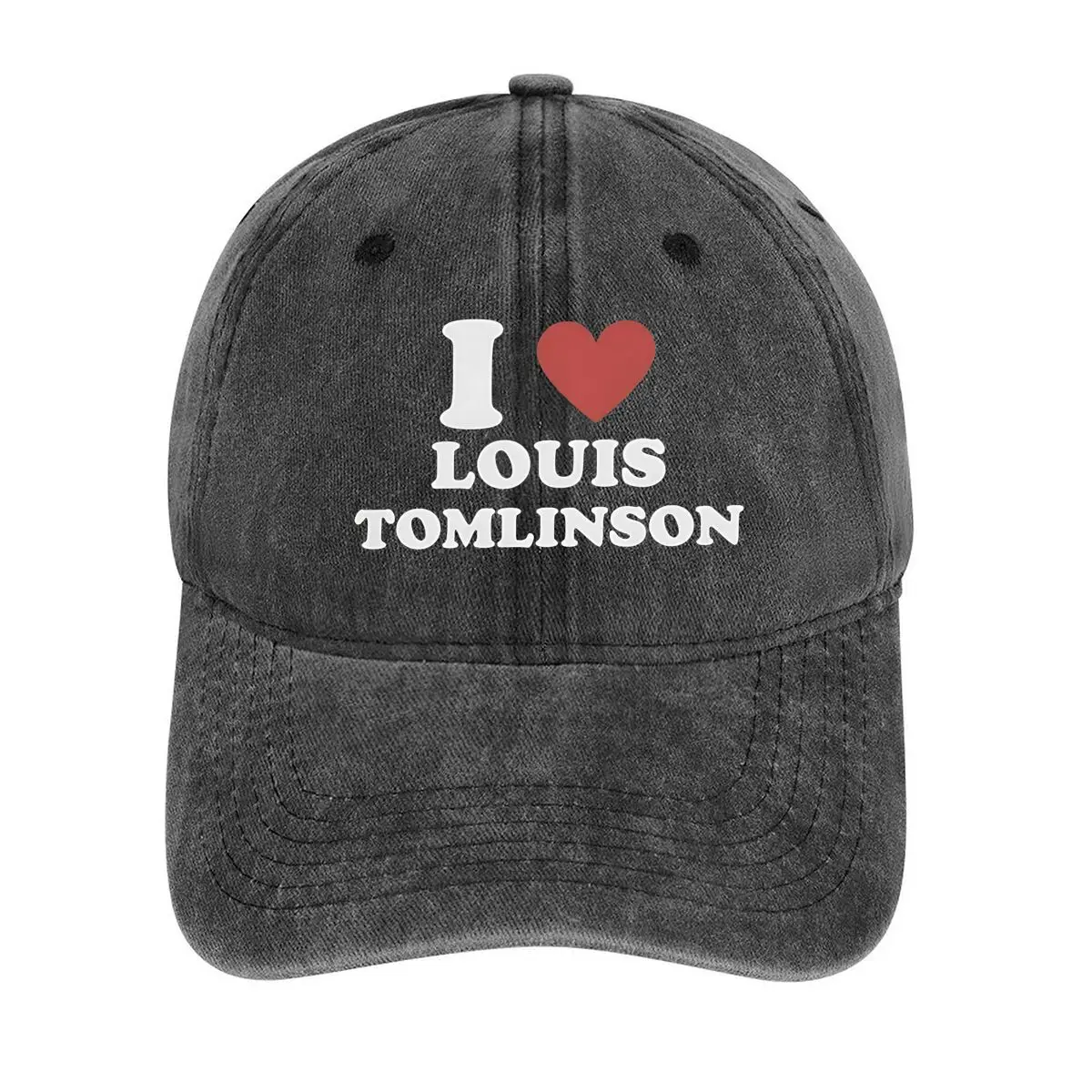 

Я ЛЮБЛЮ LOUIS TOMLINSON в музыке - и тематический дизайн Бейсболка с мытой