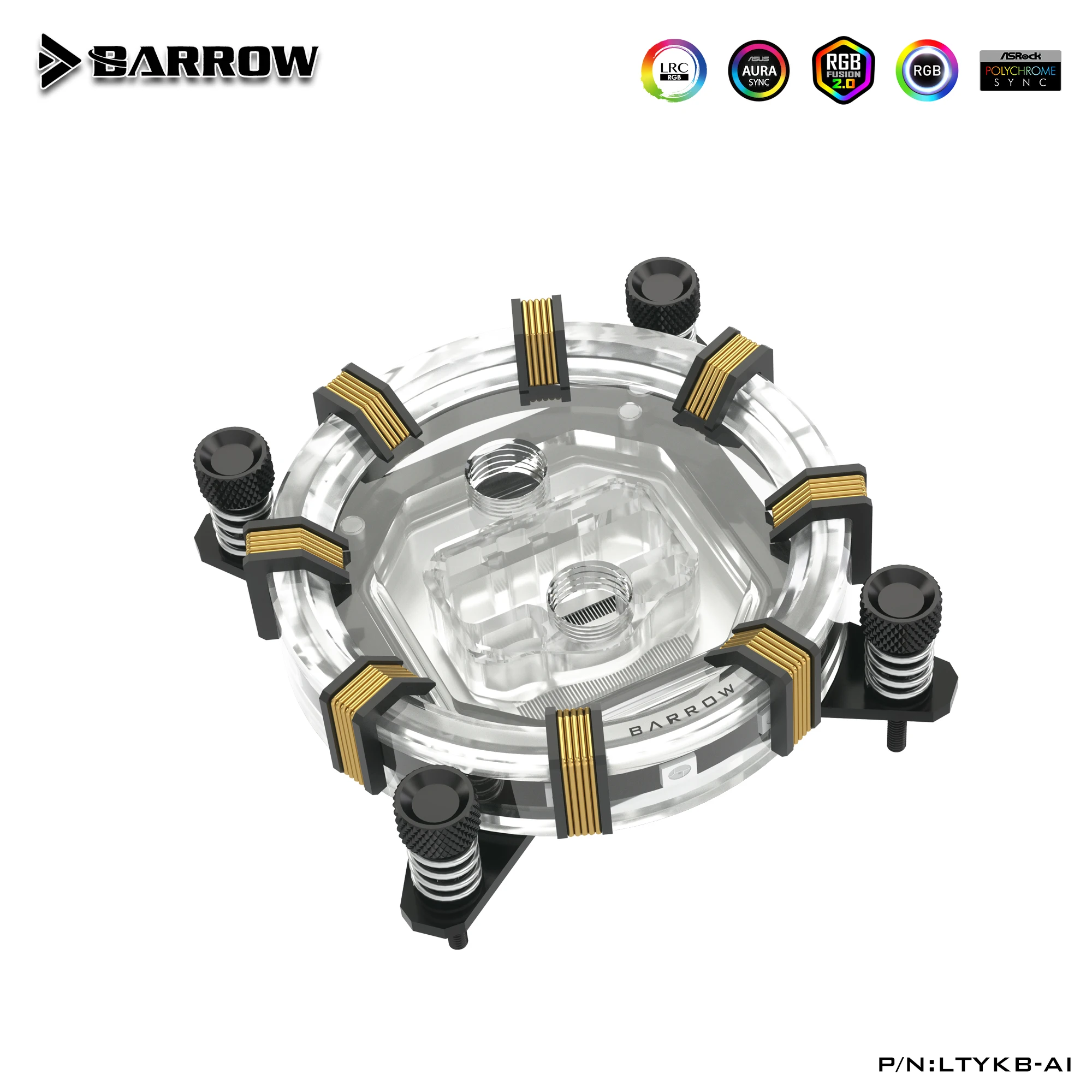 Barrow CPU Water Block for INTEL LGA1150 1151 1155 1200 1700/ X99 2011 / AMD AM3 AM4/ Radiator 5V 3PIN LTYKB-AI LTYKBA-ARK