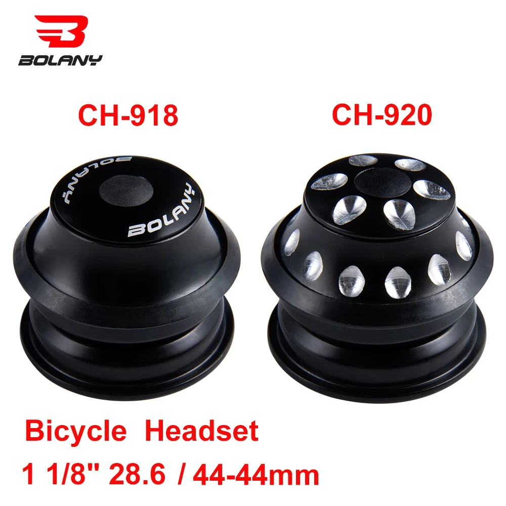 BOLANY-Bicycle Headset, Straight Tube Fork, Semi-Cartridge Bearing, MTB Road Bike, Cycling Accessories, 44mm, 1-1/8 