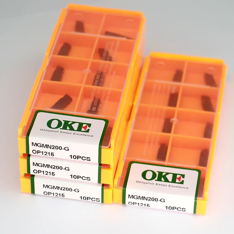 

10PCS Grooving Inserts MGMN200-G 1215 Grooving Tools Carbide Insert for Tool Holder MGEHR2020 MGEHR2525 MGEHR3232