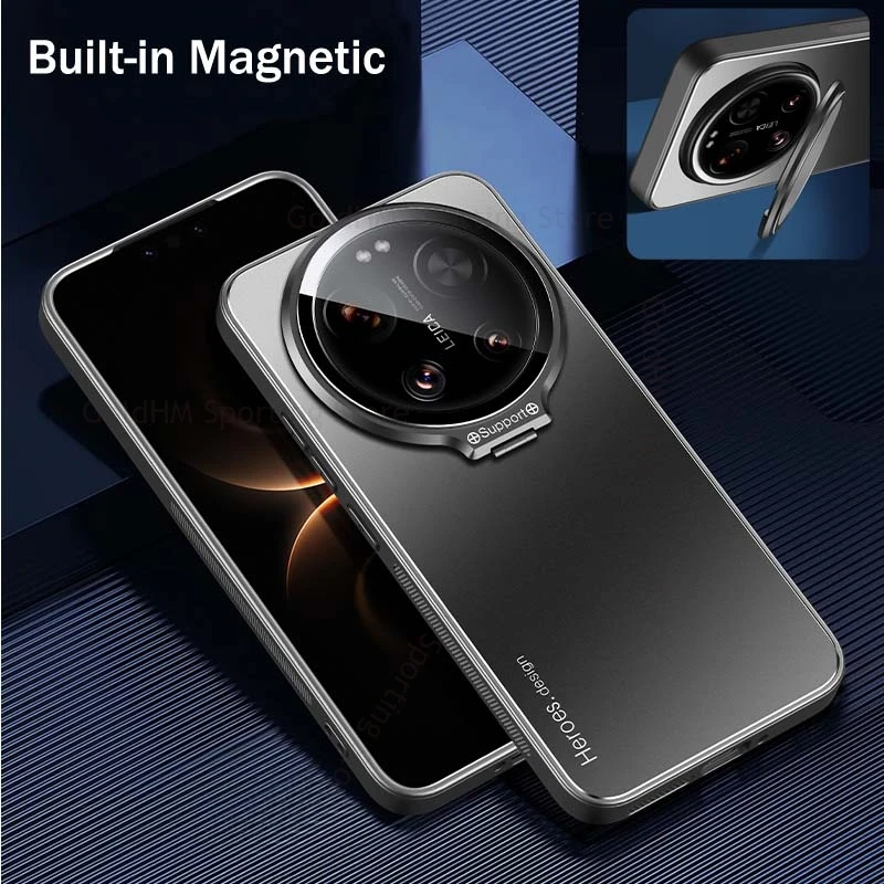 

Flip Lens Kickstand Magnetic Case For Xiaomi 17 Ultra Pro Max For Magsafe PC tpu Tough Cover For Xiaomi 17 Pro Max 15S 14 Ultra