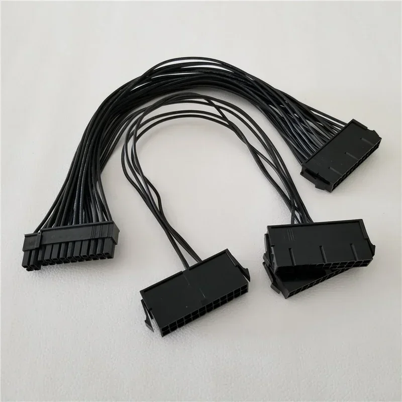 ATX 24Pin Quad 4 блок питания стартер адаптер материнской платы кабель 18AWG провод для майнинга BTC машина RIG 30 см