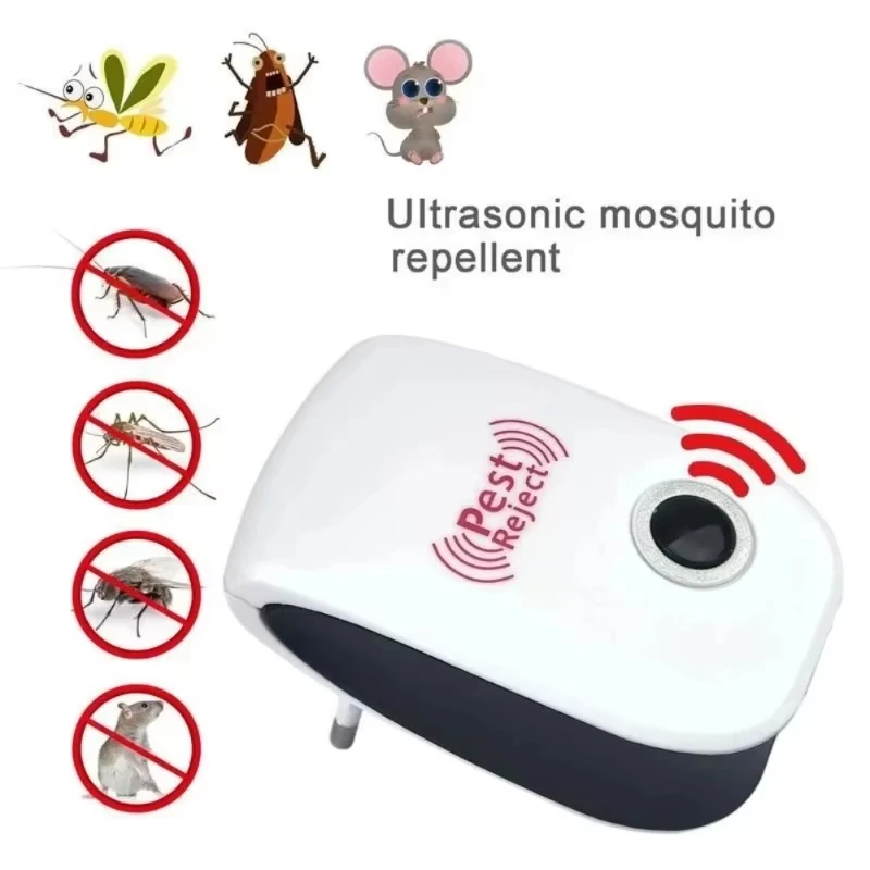 Safe Ultrasonic Pest Repeller Electronic Mouse Cockroach Mosquito Insect Repellent Effective Pest Control Exterminator Essential