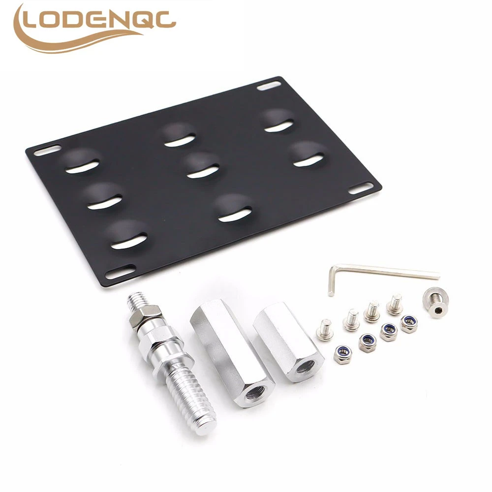 Plate Relocator Frame Bracket License Plate Holder Mount Tow Hook Bracket License  For BMW Series European Car LC101095