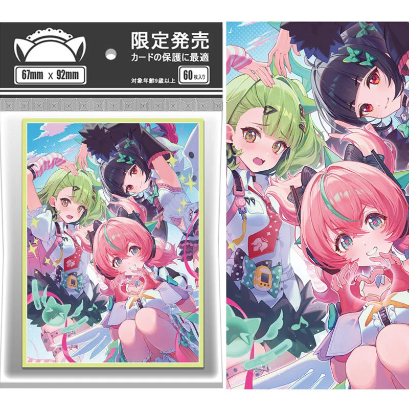 60pcs/set Zenless Zone Zero Angels of Delusion Aria Sunna Flash Card Sleeve Anime Game Collection Card Protective Cover 67*92mm