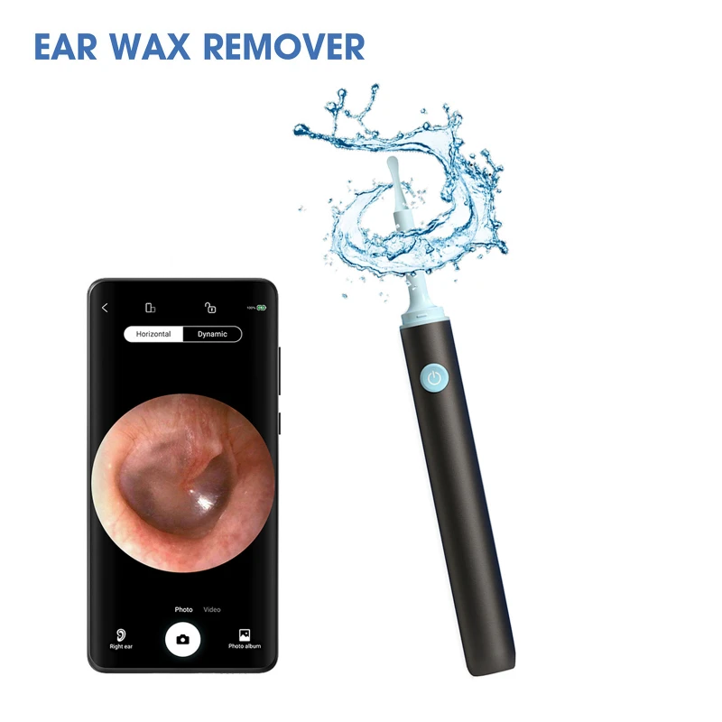 Xiaomi-Escolha de ouvido sem fio com câmera, endoscópio auricular, ferramenta de remoção luminescente, limpeza e descalcificação, cuidados pessoais