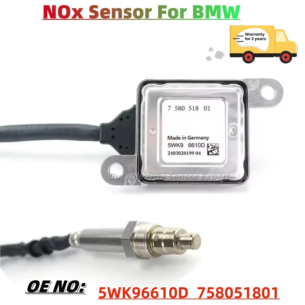 

758051801 Nox Sensor 5WK96610D Nitrogen Oxide Sensor NOx Sensor For BMW E90 E91 E60 E61 E63 E64 325i 330i 525i 530i 630i