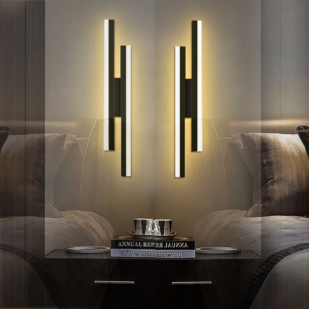 

Modern LED Wall Lamp Decor Wall Lights for Bedroom Living Room Sofa Background Corridor Glowing Around Lighting Fixture Sconce