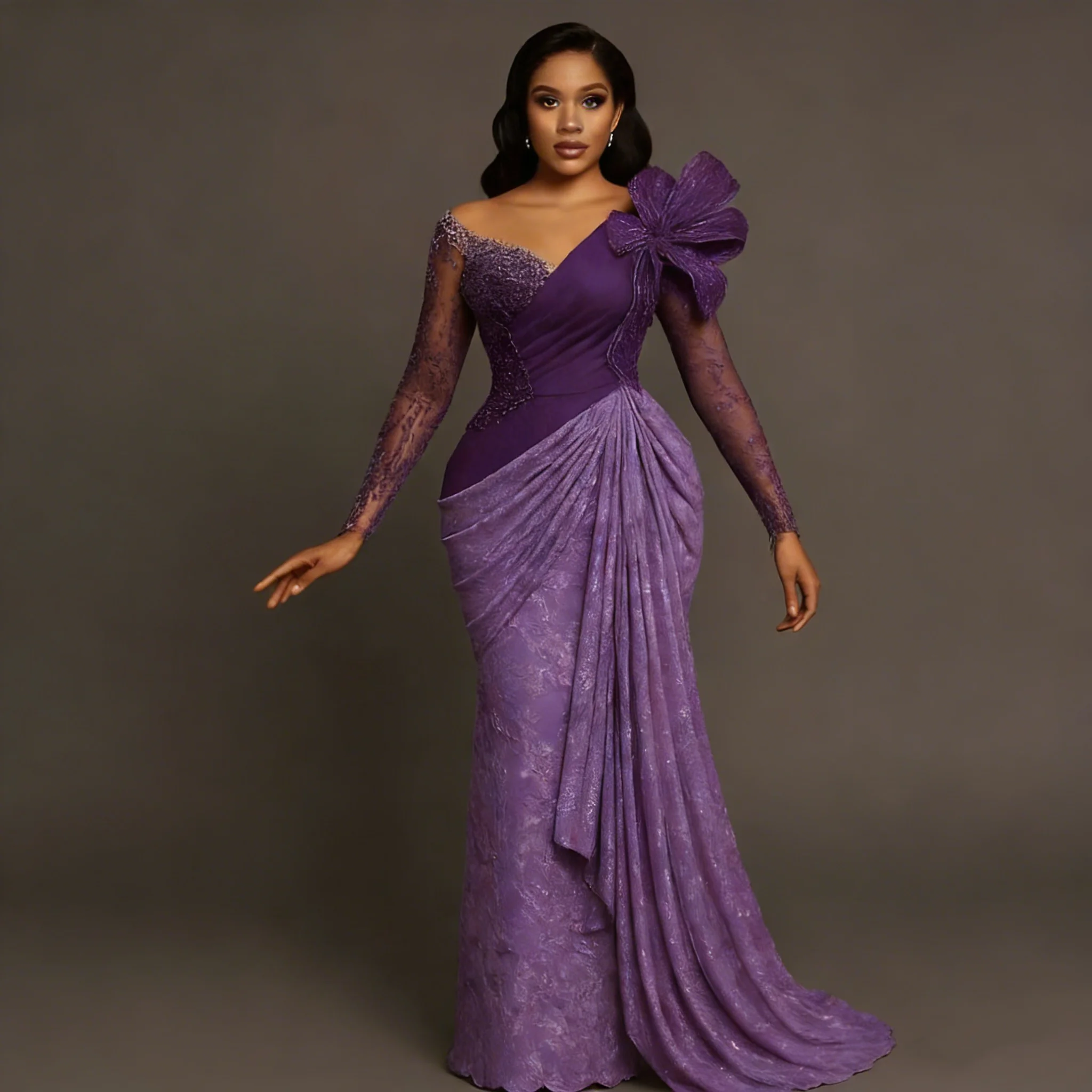 Purple Lace Mermaid…