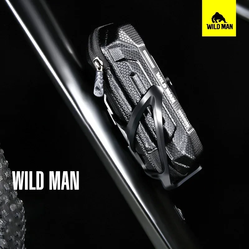 WILD MAN Hard Shell Bicycle Bag Rainproof Bike Repair Tools Bag Road Cycling Bag Mtb Frame Bag