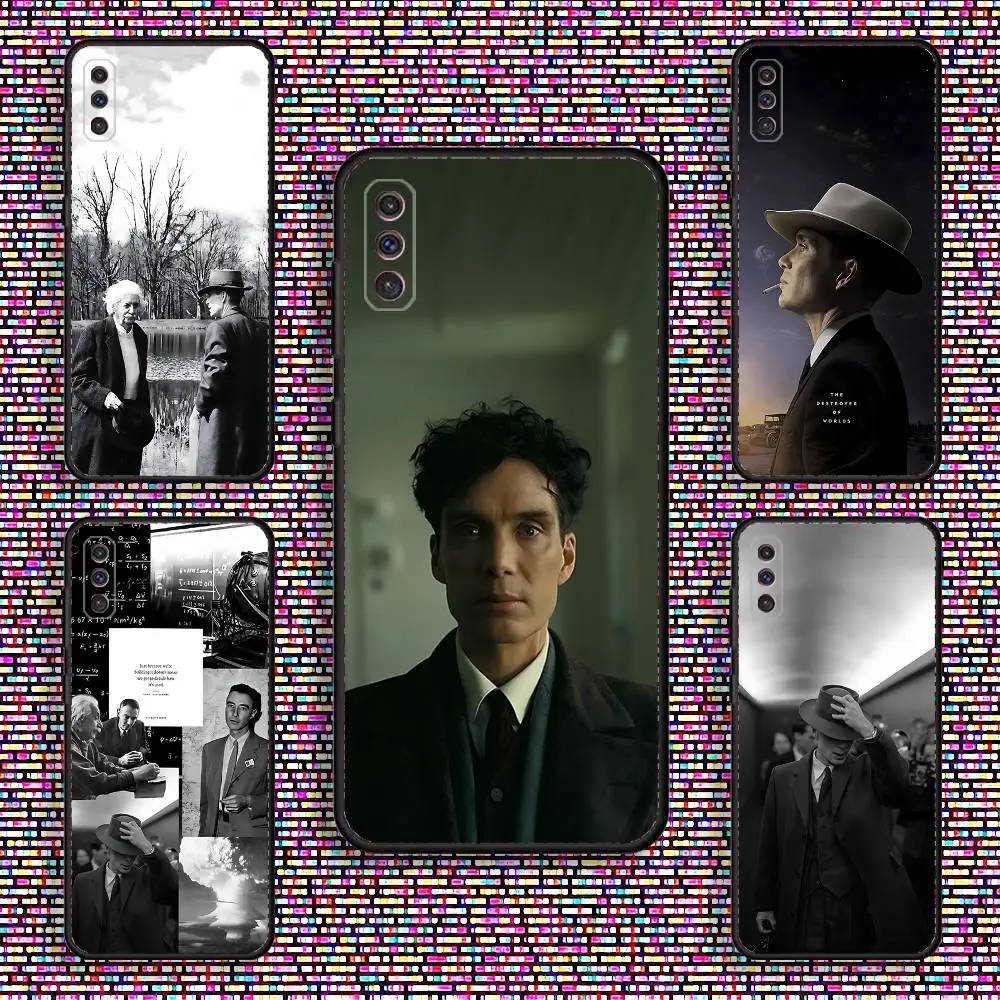 

Oppenheimer Film Phone Case For Samsung S 25,24,23,22,30,21,10,9,Ultra,Plus,Lite,FE,4,5 G Black Soft Case