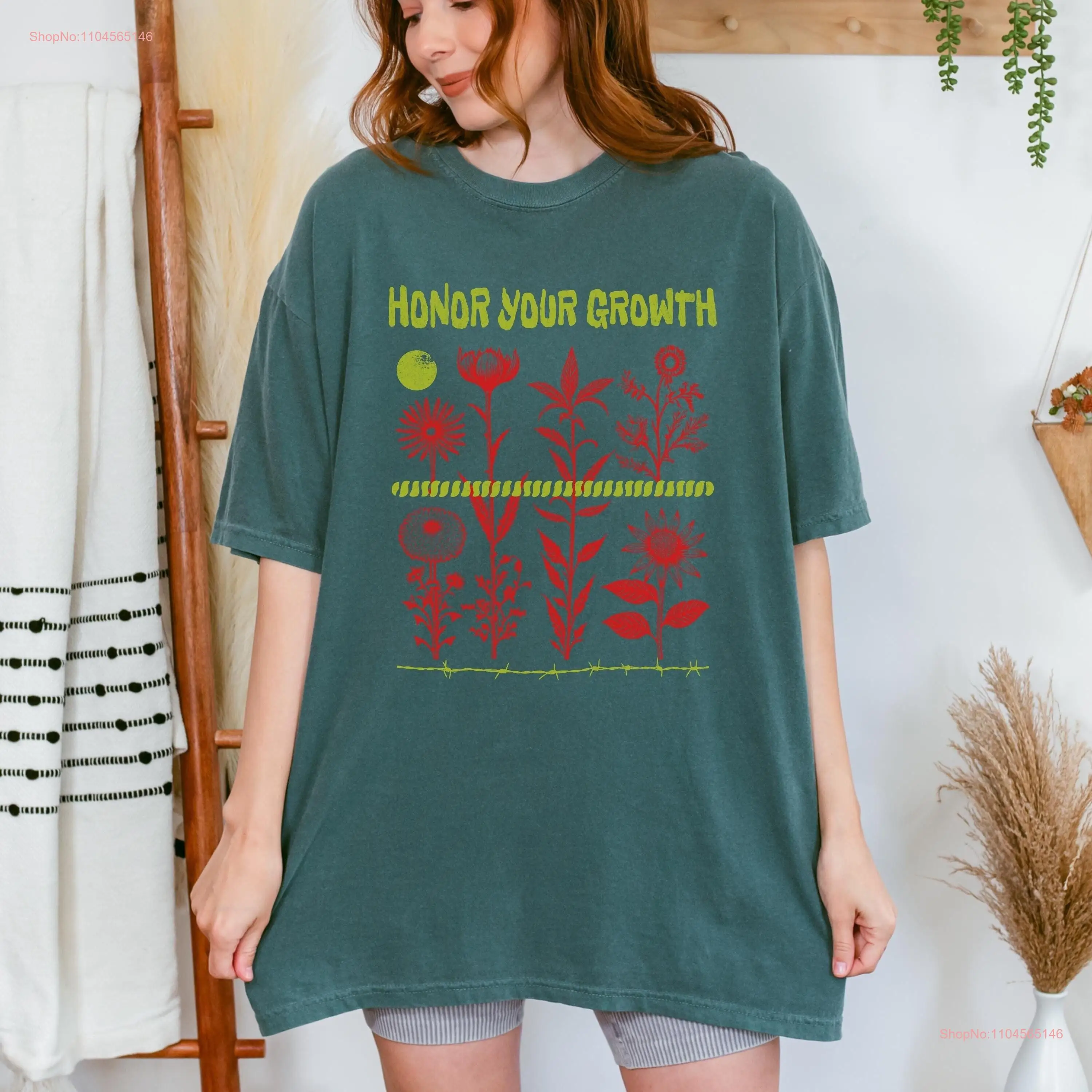 成長を尊重 T シャツかわいいメンタルヘルス特大グランジ自由奔放に生きる療法自己愛カウンセラーポジティブな快適な色