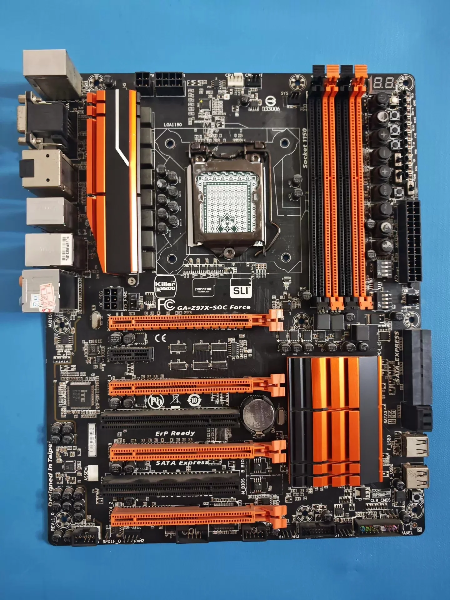 For Gigabyte GA-Z97X-SOC Force Desktop Motherboard Z97X SOC Force DDR3 1150 Mainboard 100% Tested OK