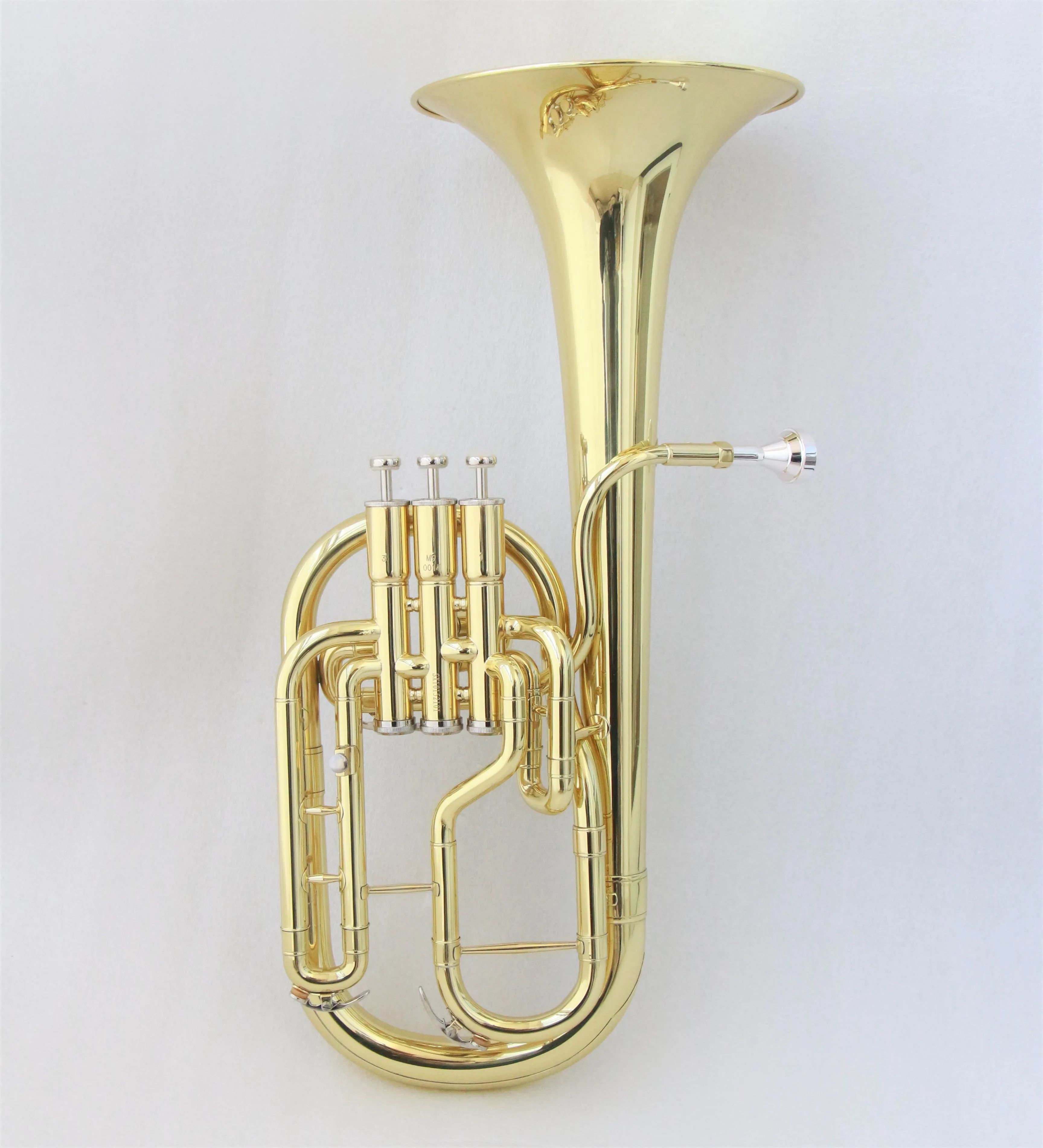 

Chinese High Grade Eb Tenor Horn Musical Instrument Saxhorn Gold Lacquered Alto Horn