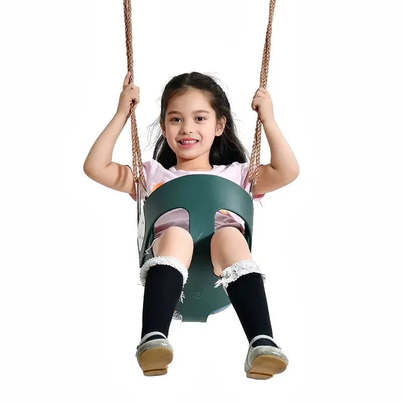 Alloy Baby Swing High Back Full Barrel Toddler Swing Chair Set for Children Indoor Outdoor Daycare Kindergarten