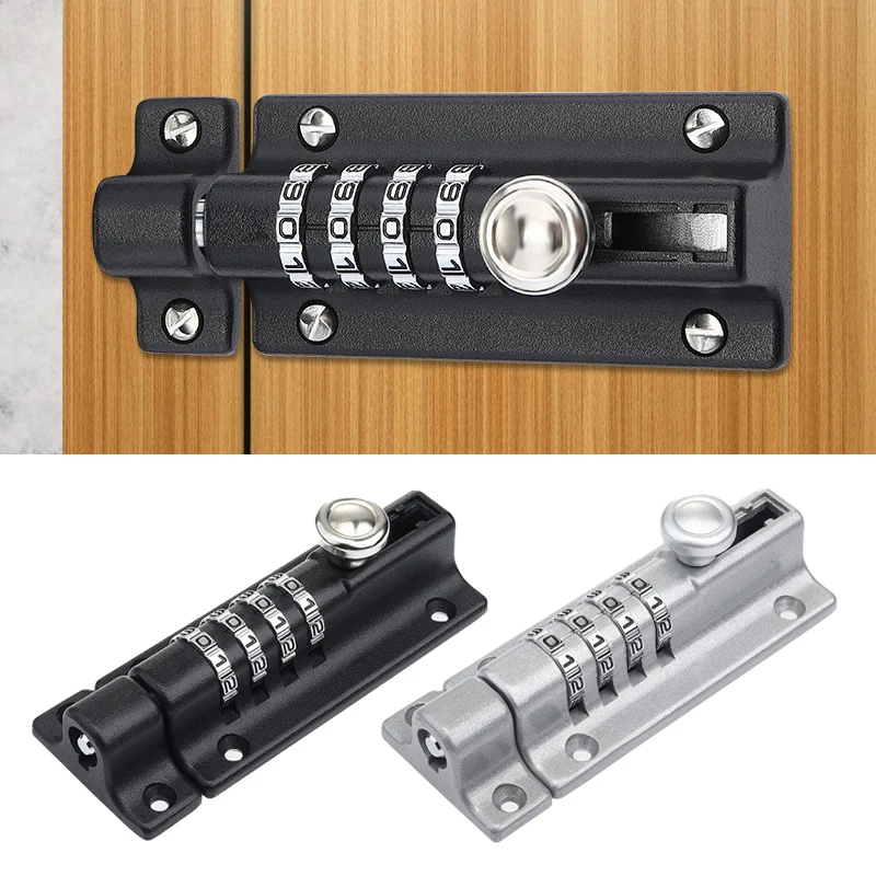 

New Security Zinc Alloy Anti-Theft Bolt Mechanical Digital Combination Code Lock Wooden Door Storage Cabinet Tongue Cam Lock