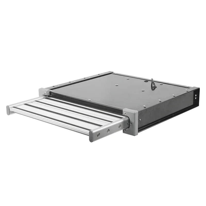 TYTXRV Caravan Accessories RV Step 12V Electric Folding Step with Telescoping Led Light Aluminum Alloy Thickened Anti-Slip Step