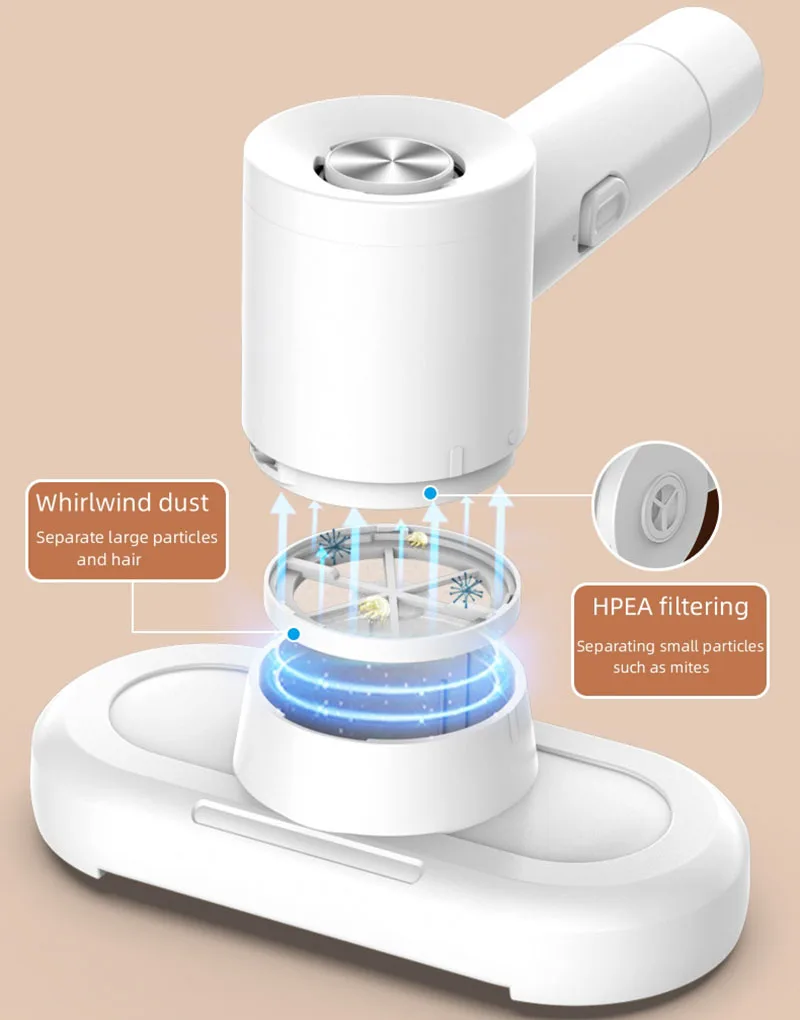 Aspirateur anti-acariens multifonctionnel, dissolvant de poussière de lit, dissolvant d\'acariens, canapé, oreiller, couette