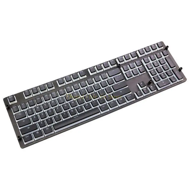 

E06D RGB 143 Keycaps ANSI Layout PBT Double Skin Milk Shot Backlit Keycap For Corsair K70 K65 Mechanical Keyboard