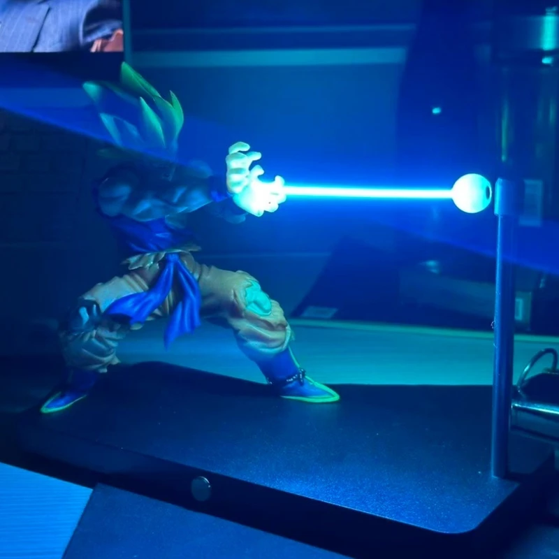 

Dragon Ball Super Saiyan Goku Kamehameha Night Light Magnetic Atmosphere Lamp Anime Peripheral Bedroom Desk Decor For Anime Fans