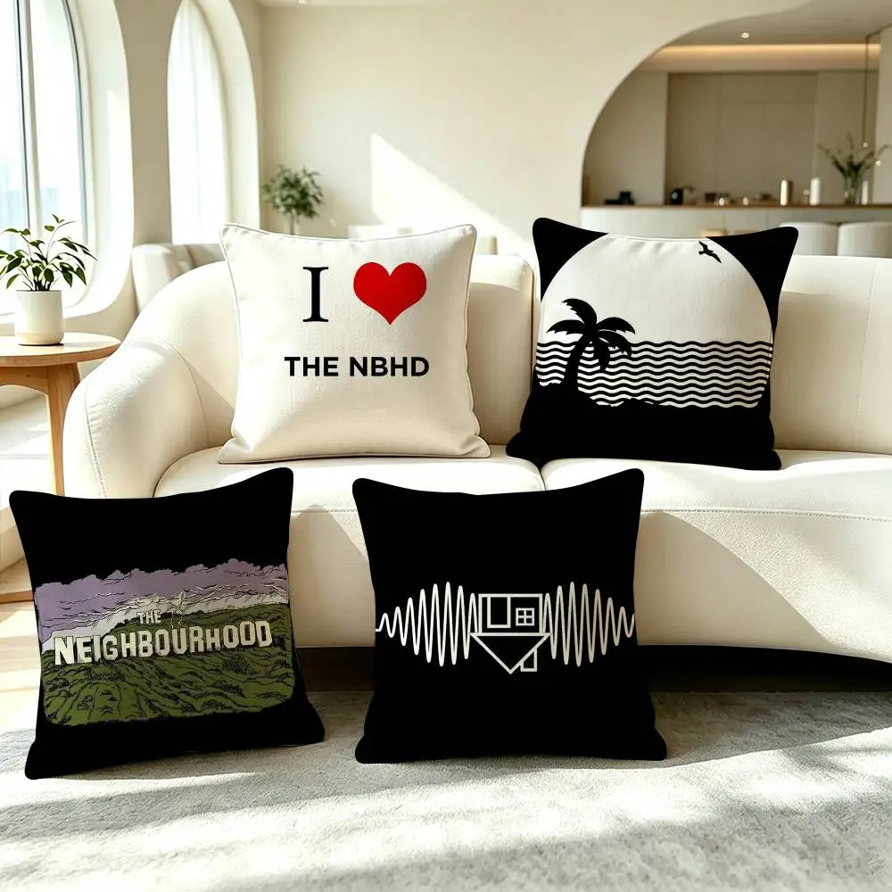 T-The Neighbourhood Band Pillow Case Square Double-Sided Sofa Cushion Cover Bedroom Bedside Pillow