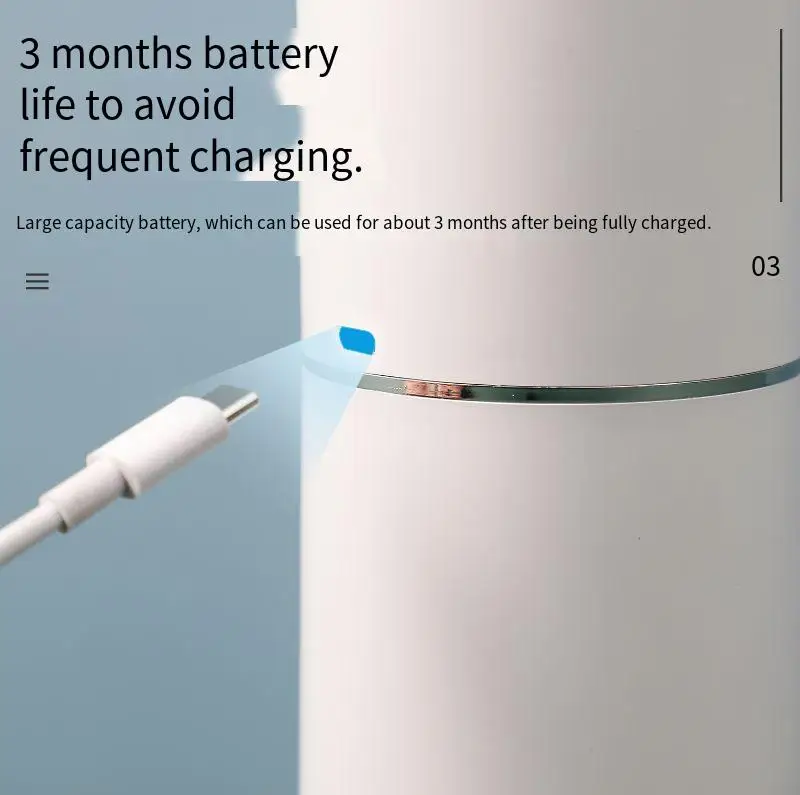 Automatic Sensor Soap Dispenser - Smart Touchless Foam Hand Wash Machine for Home/Hotel, USB Rechargeable & Antibacterial